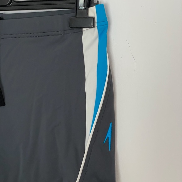 Speedo Men's Elastic Grey Swim Trunks Size L - Picture 2 of 4